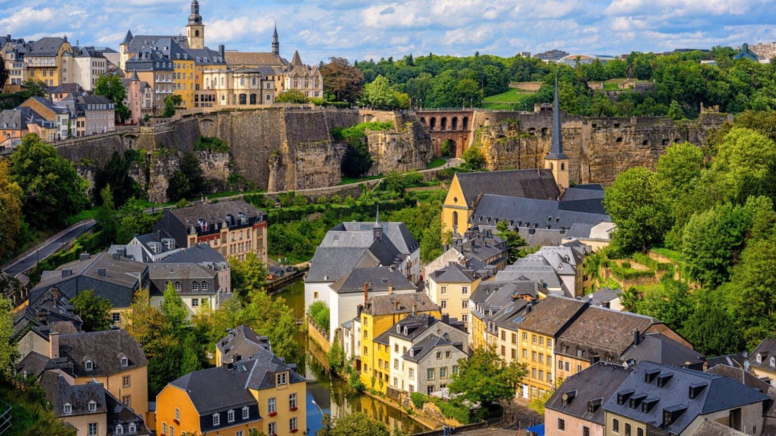 La vieille ville de Luxembourg et le quartier du Grund
